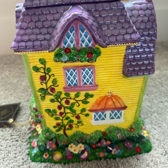 Rare Retired Christopher
Radko Easter Bunny Rabbit Centerpiece Cookie Jar VTG - Picture 2 of 11